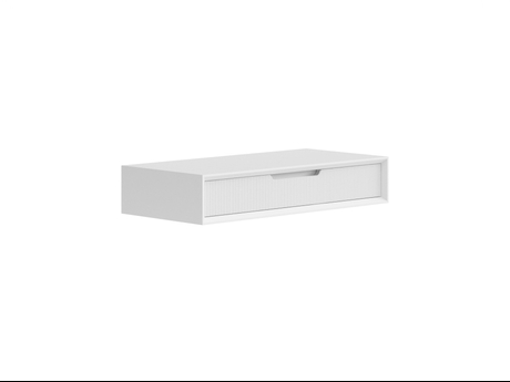 Мебель Консоль подвесная Velvet 1 ящик. Цвет Матовый светло-серый. Материал Гладкая эмаль. Коллекция Консоль подвесная Velvet 1 ящик. Картинка.