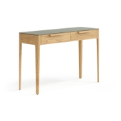 Консоль Piega 2 ящика дуб пшеничный матовый