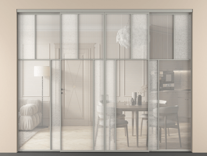 Алюминевая перегородка vnt4_2_АНСР_DUNE+LED_new. Цвет Алюминий нейтральный серый. Материал Алюминий в эмали. Коллекция Перегородка Mosaic внутри проёма четырёхстворчатая. Фото. Алюминевая перегородка vnt4_2_АНСР_DUNE+LED_new. Цвет Алюминий нейтральный серый. Материал Алюминий в эмали. Коллекция Перегородка Mosaic внутри проёма четырёхстворчатая. Картинка.