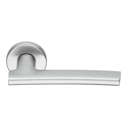 Ручки для межкомнатных дверей Ручка дверная Сан. Цвет Матовый хром. Коллекция Сан. Фото. Ручки для дверей Ручка дверная Сан. Цвет Матовый хром. Коллекция Сан. Картинка.