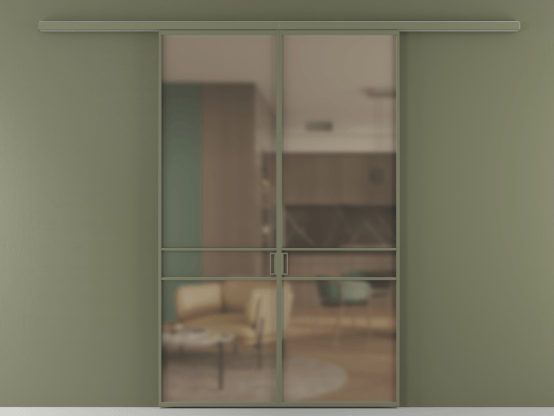 Алюминевая перегородка АЛПР 040.02_АОТ_Бронза сатин триплекс_new. Цвет Алюминий оливковый тёмный. Материал Алюминий в эмали. Коллекция Перегородка Формато вдоль стены 2 створки. Фото. Алюминевая перегородка АЛПР 040.02_АОТ_Бронза сатин триплекс_new. Цвет Алюминий оливковый тёмный. Материал Алюминий в эмали. Коллекция Перегородка Формато вдоль стены 2 створки. Картинка.