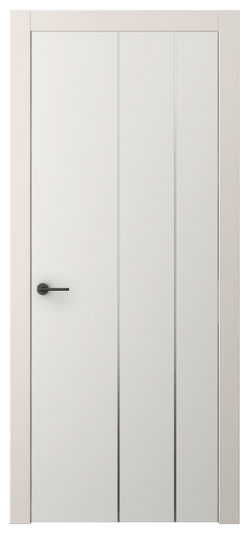 Дверь межкомнатная 4205 ПЭБЛ. Цвет ПЭТ белоснежный. Материал ПЭТ. Коллекция Freedom. Картинка.
