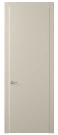 Дверь межкомнатная 0010 ПЭСБ. Цвет ПЭТ светло-бежевый. Материал ПЭТ. Коллекция Планум. Картинка.