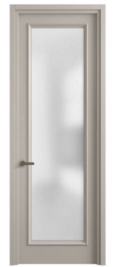 Дверь межкомнатная 6702 МСБЖ САТ. Цвет Матовый светло-бежевый. Материал Гладкая эмаль. Коллекция Шарм. Картинка.
