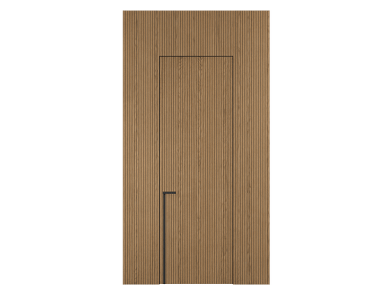 Панели для отделки стен Стеновая панель Фрезерованные Дуб миндальный матовый. Цвет Дуб миндальный матовый. Материал Шпон НатурВуд. Коллекция Фрезерованные. Картинка.