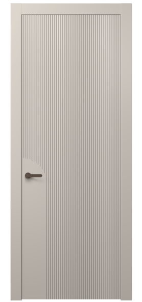 Дверь межкомнатная 8625 МСБЖ . Цвет Матовый светло-бежевый. Материал Гладкая эмаль. Коллекция Дюна. Картинка.