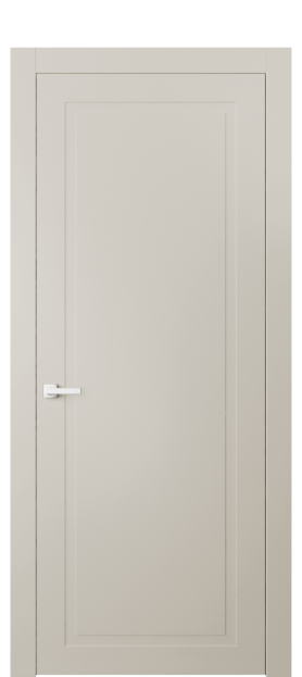 Дверь межкомнатная АКП 8001 МОС Матовый облачно-серый. Цвет Матовый облачно-серый. Материал Гладкая эмаль. Коллекция Нео Классик. Картинка.